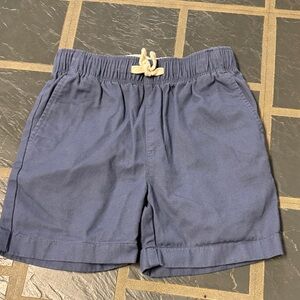 Crewcuts Navy Drawstring Cotton Shorts
